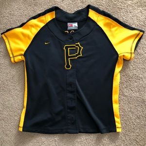 Nike Pirates button up jersey top